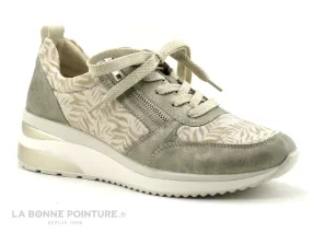 Achat chaussures Remonte Femme Basket, vente Remonte D2401-60 - Beige combine - Basket talon compense