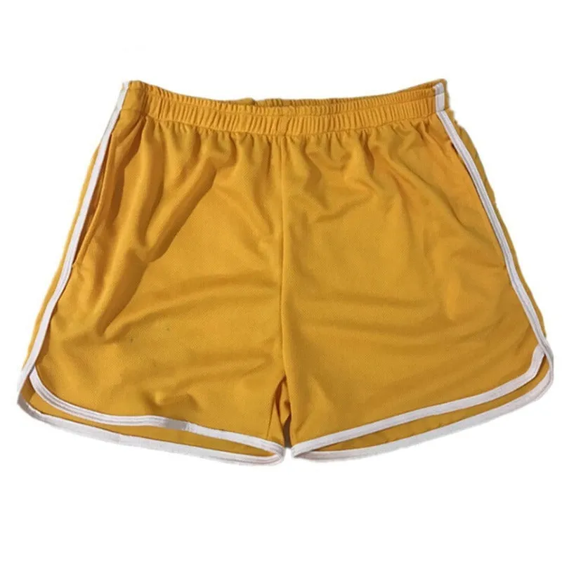 Année 80 Short Jaune