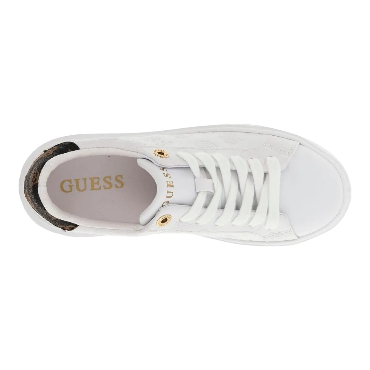 Baskets mode Guess denesa4 blanc