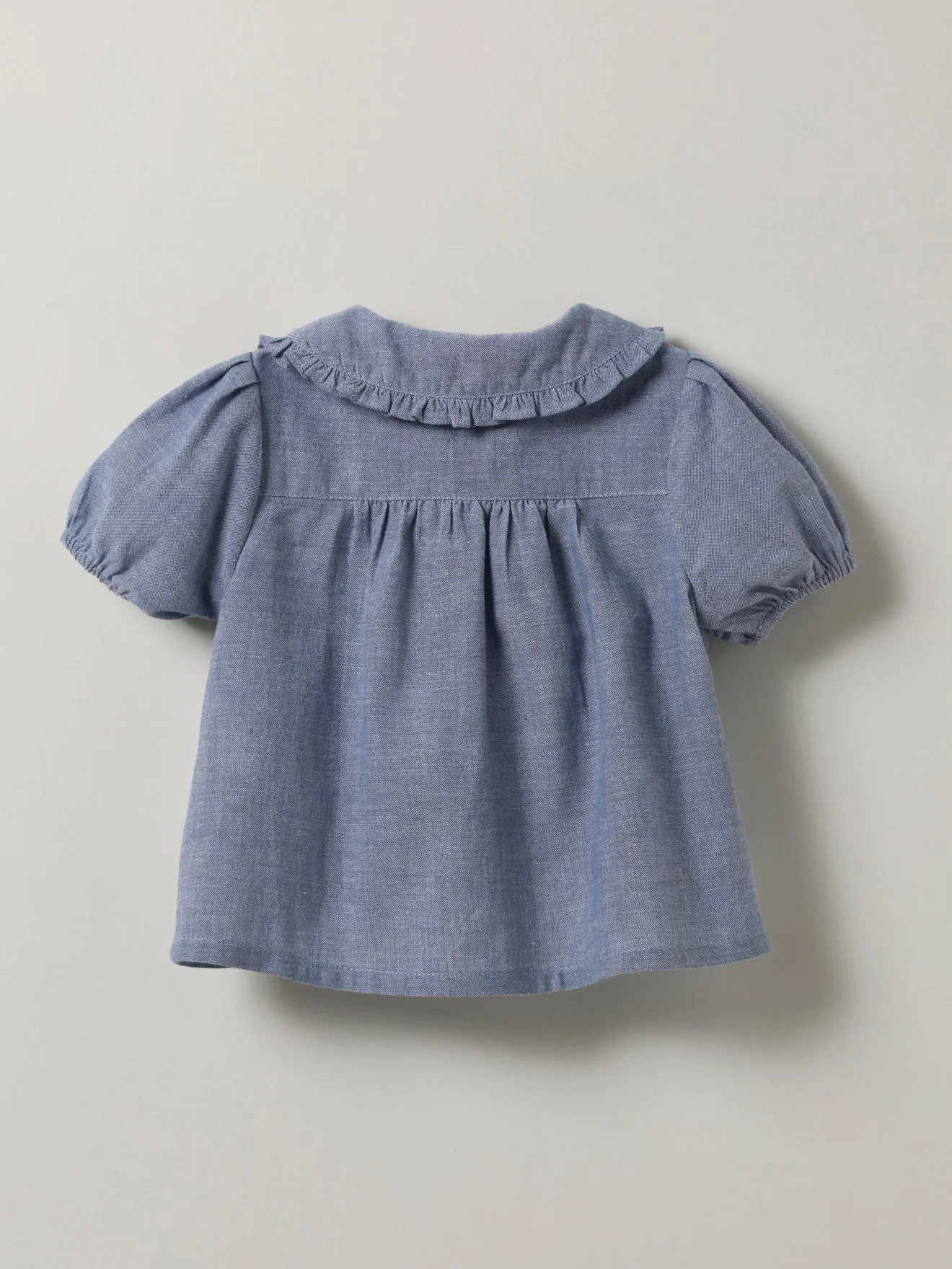 Blouse chambray bébé