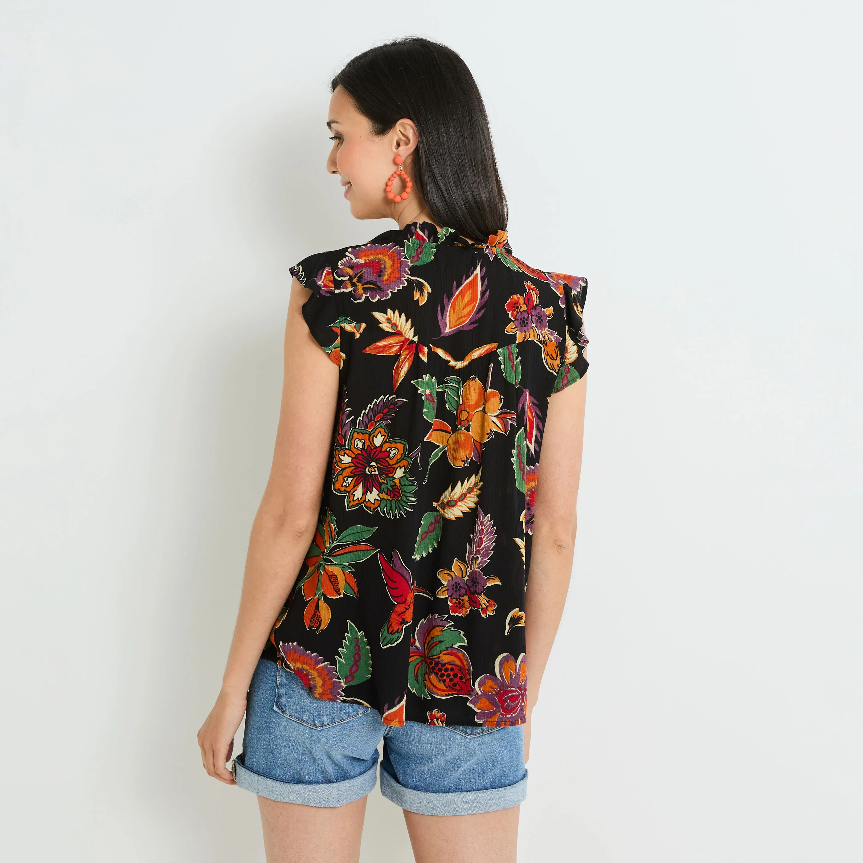 Blouse imprimée femme