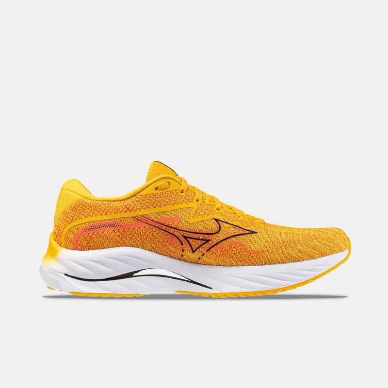 Chaussures Mizuno Wave Rider 27 - Citrus/Noir/Nasturtium - J1GC2303-56