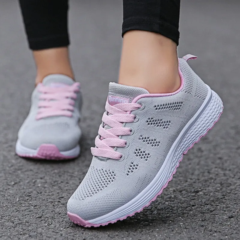 Chaussures plates en maille respirante pour femmes - Karty