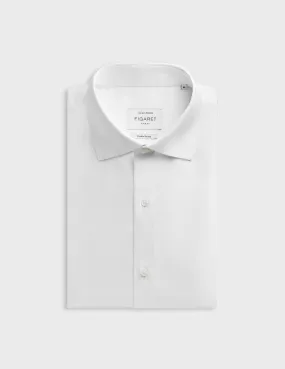 Chemise ajustée blanche