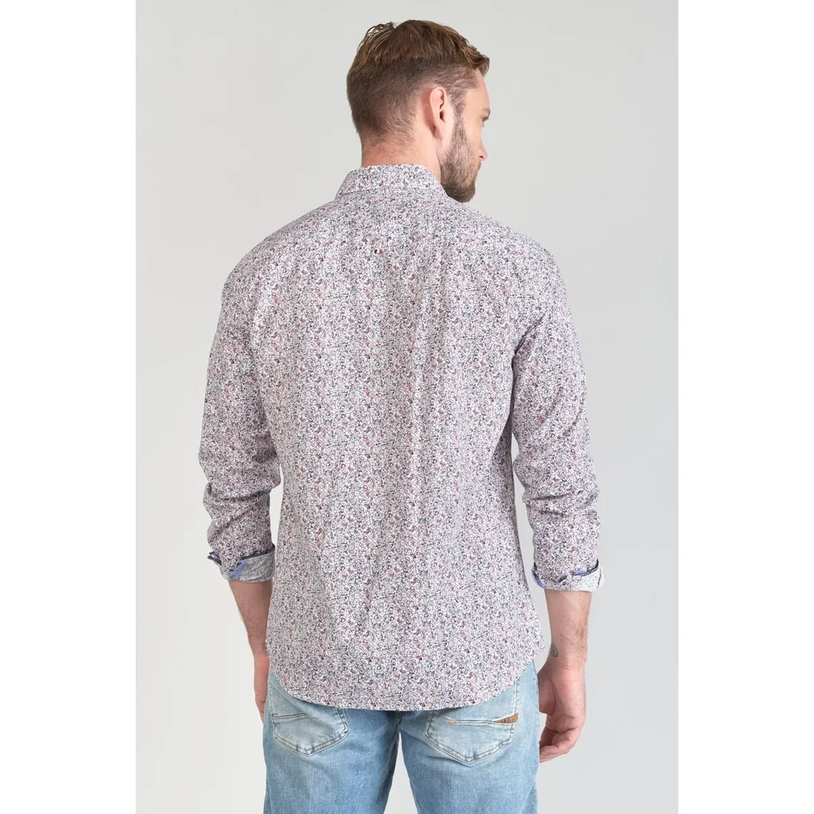 Chemise FAM rose en coton | 3 Suisses