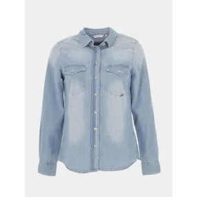 Chemise fatima denim bleu femme - Salsa | wimod