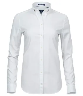 Chemise femme Oxford - 4001 - blanc - manches longues