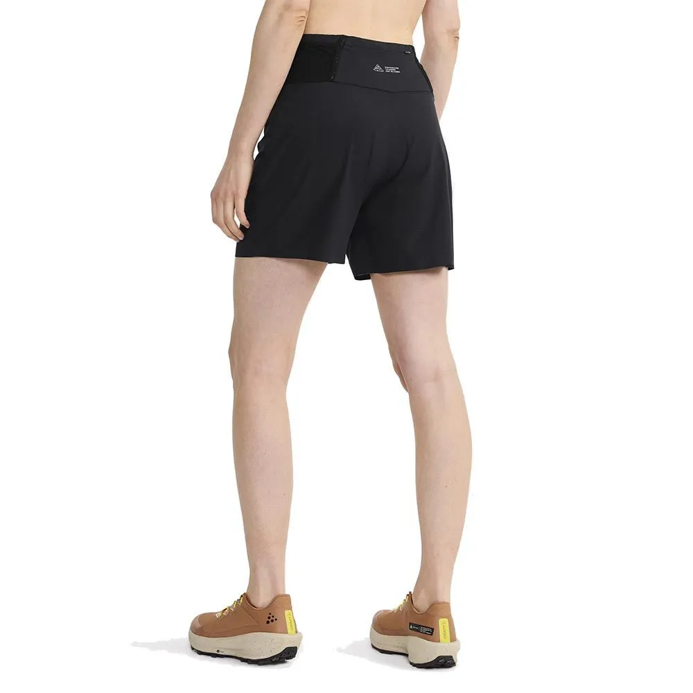 CRAFT PRO TRAIL SHORTS  Noir - Short de Running Femme