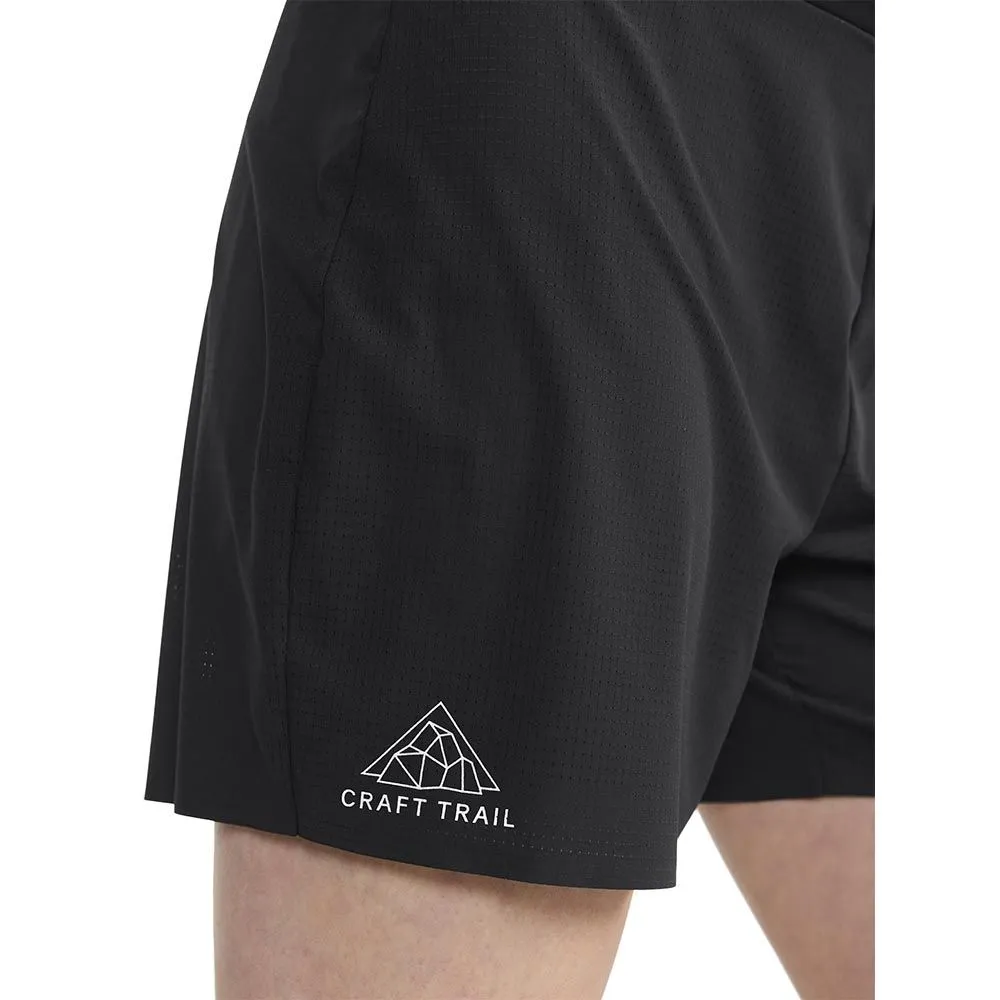 CRAFT PRO TRAIL SHORTS  Noir - Short de Running Femme