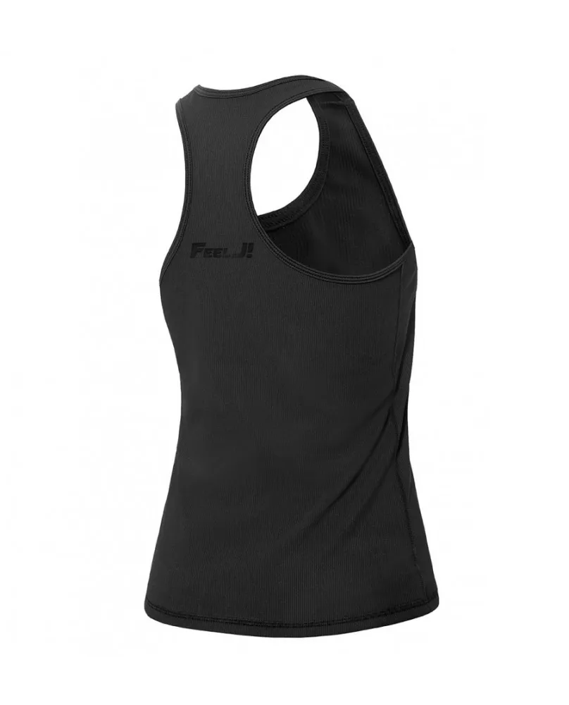 Débardeur Fitness Femme Rayé - FeelJ