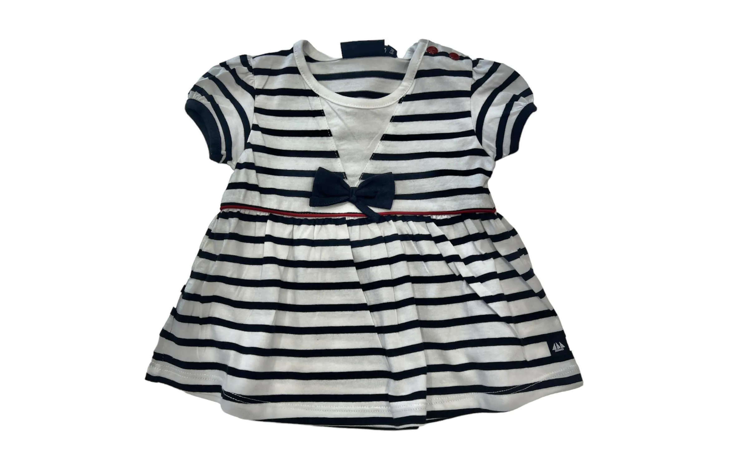 Ensemble en coton bébé fille avec robe manches courtes et legging ORIANNA