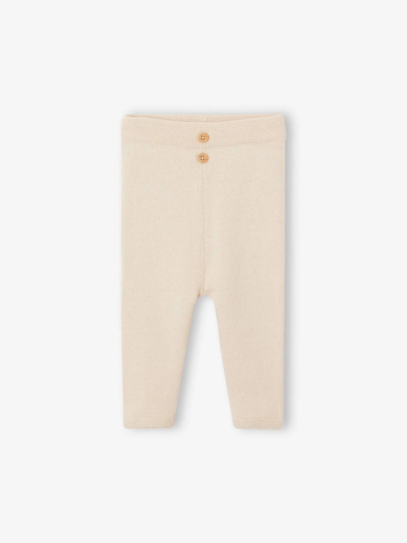 Ensemble en tricot pull et legging naissance bébé beige - Vertbaudet