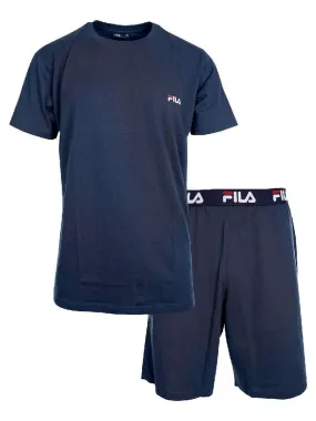 Ensemble pyjama court homme en coton jersey FPS1194 Fila - Bleu