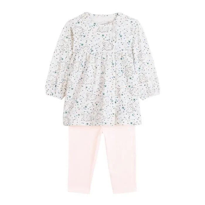 Ensemble robe et legging bébé fille Mini Koala