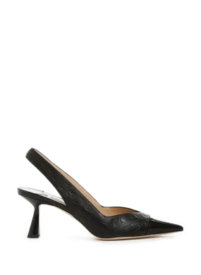 JIMMY CHOO  Escarpins Liya en cuir - Noir