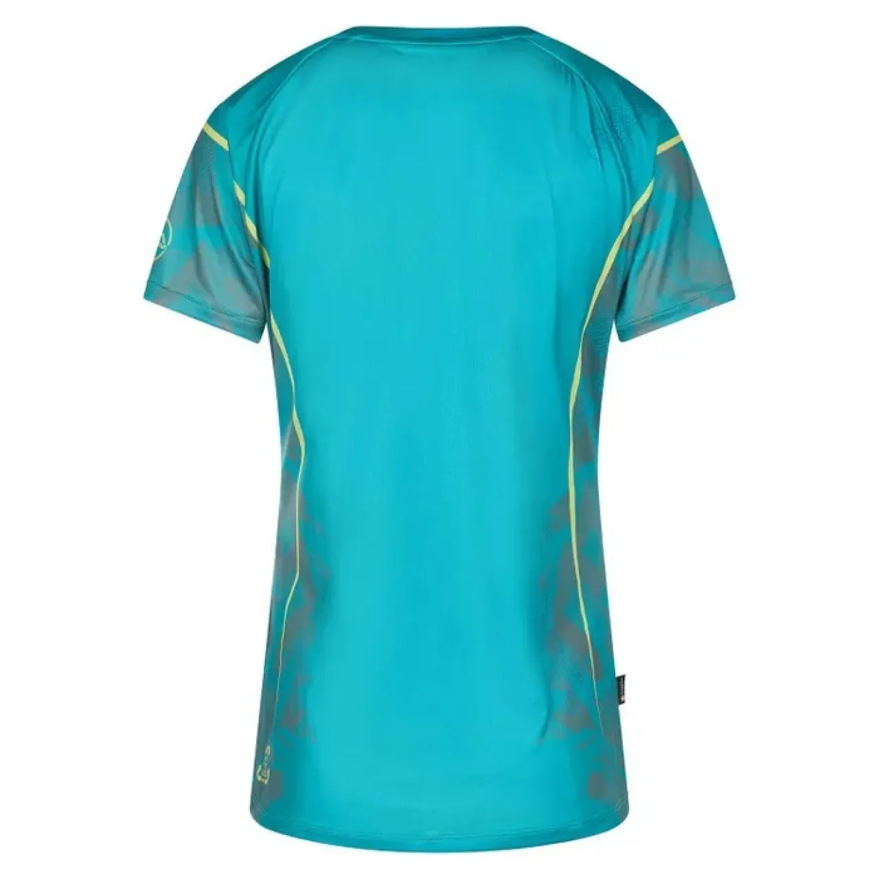 LA SPORTIVA PACER TEE SHIRT LAGOON ET CHERRY TOMATO Tee shirt running femme