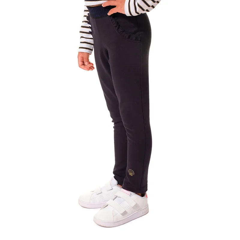 Legging fille avec poches volantées RITTA