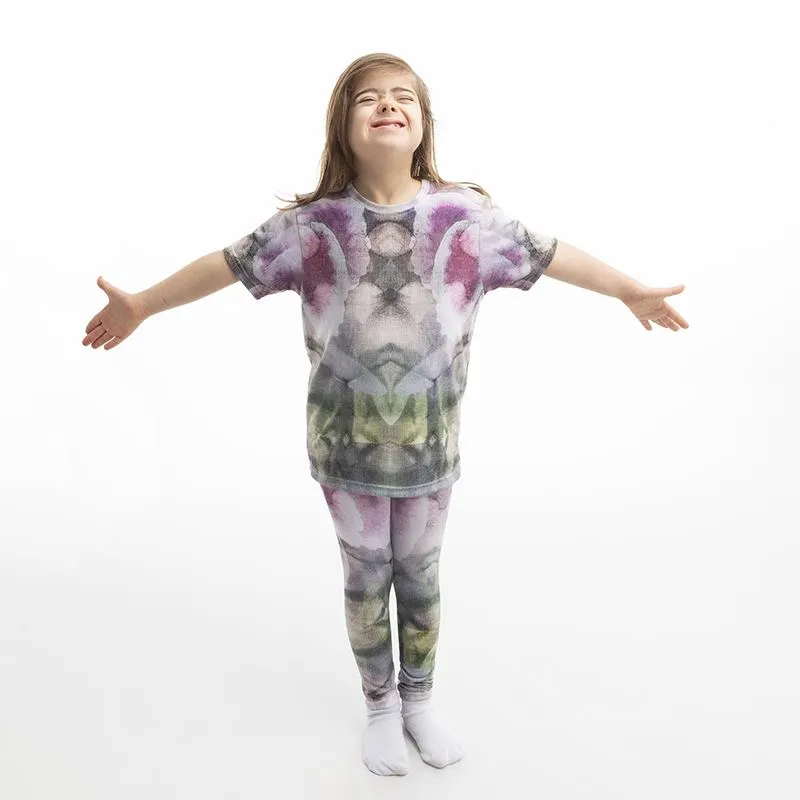 Legging imprimé pour fille, legging pour fille avec design