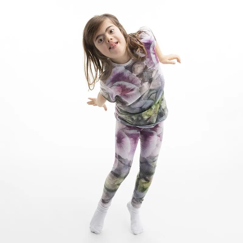 Legging imprimé pour fille, legging pour fille avec design