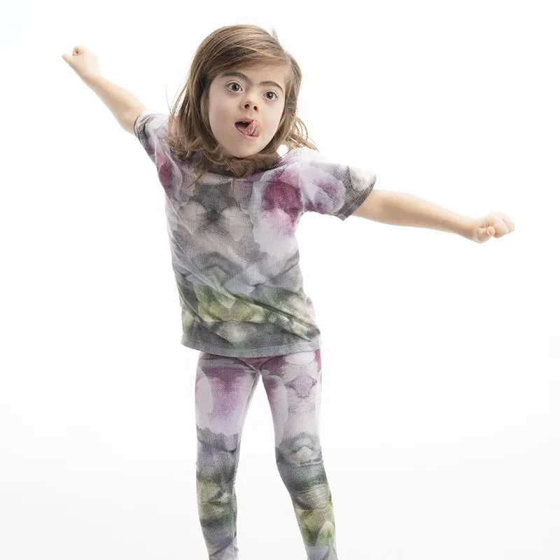 Legging imprimé pour fille, legging pour fille avec design