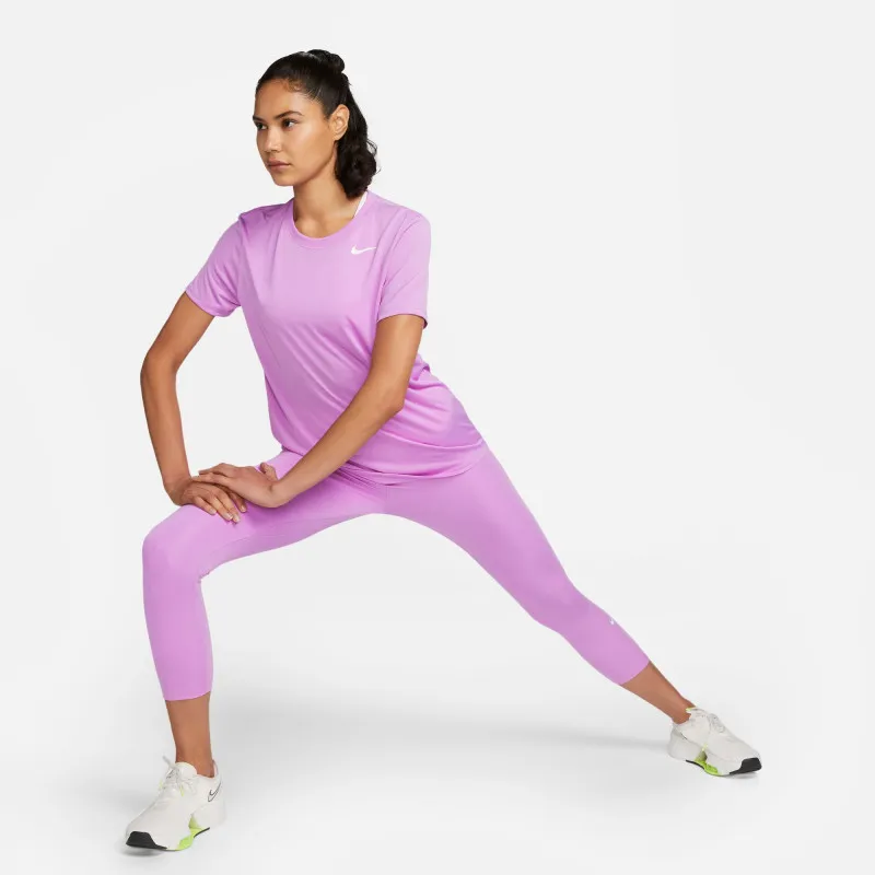 Legging mi-mollet Nike One femme - Rush Fuchsia/White - DM7276-532