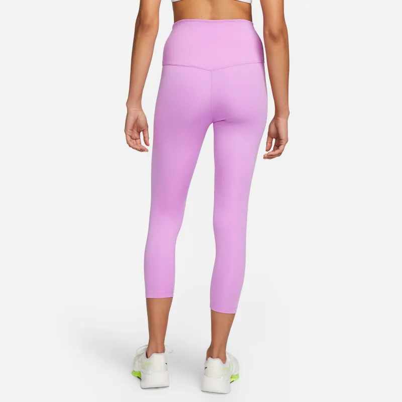 Legging mi-mollet Nike One femme - Rush Fuchsia/White - DM7276-532