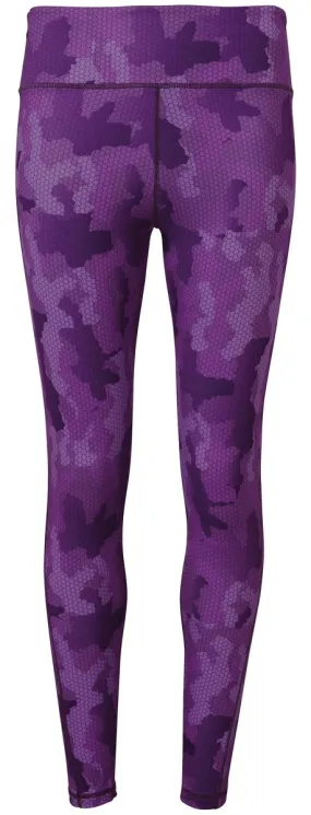 Legging performance femme - TR032 - violet camo 