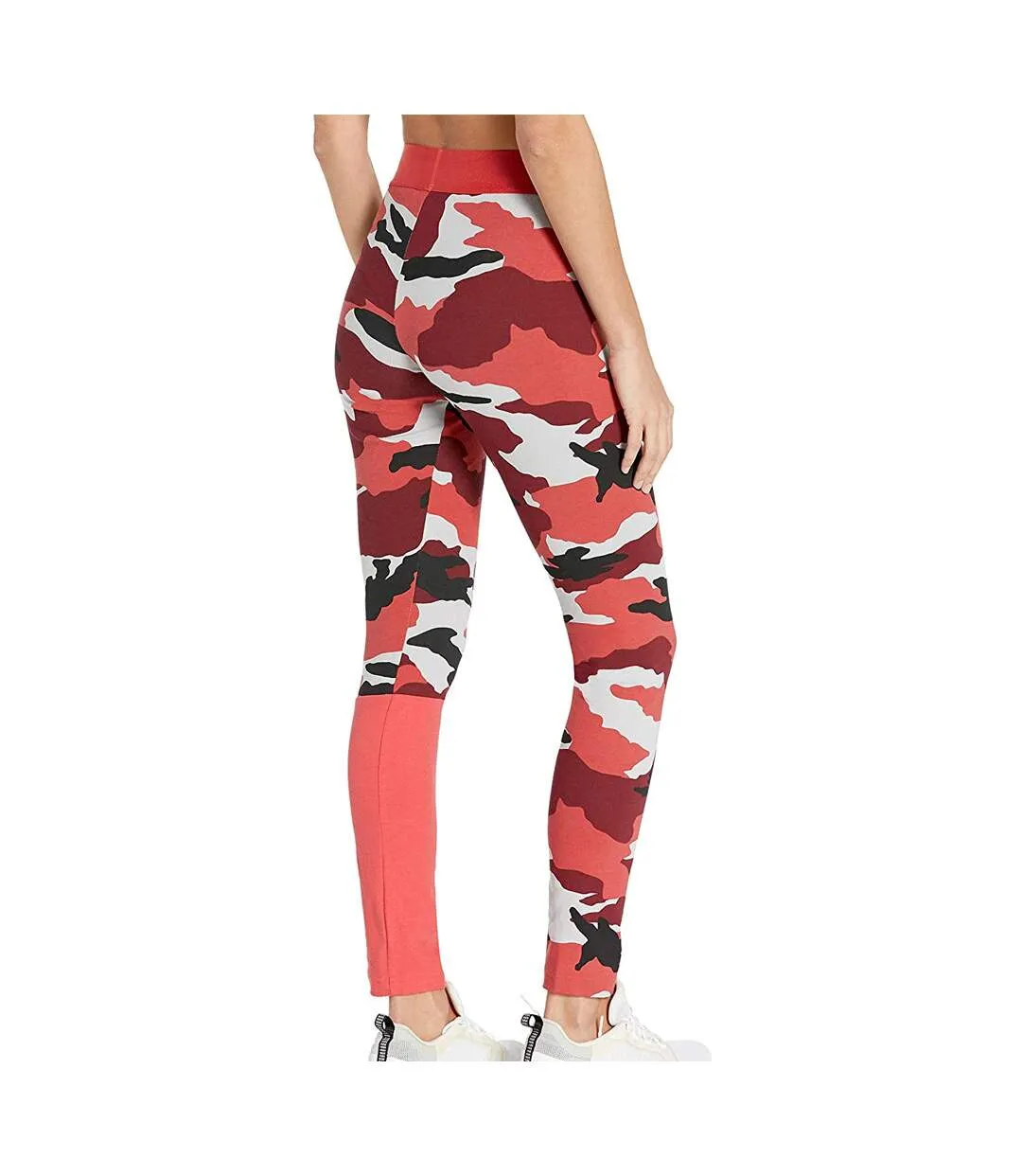 Legging Rouge Femme Adidas FC AOP TIGHT