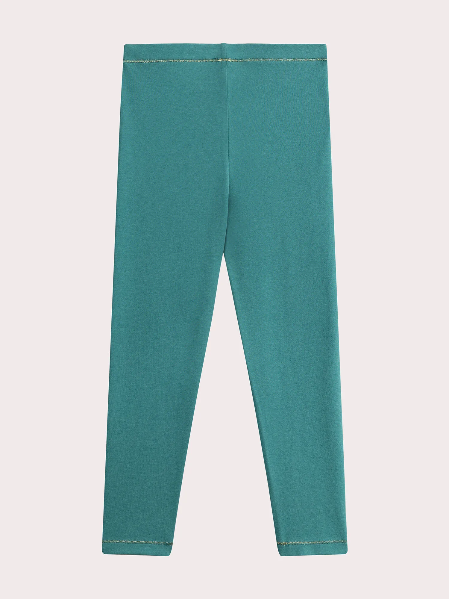 Legging turquoise pour fille