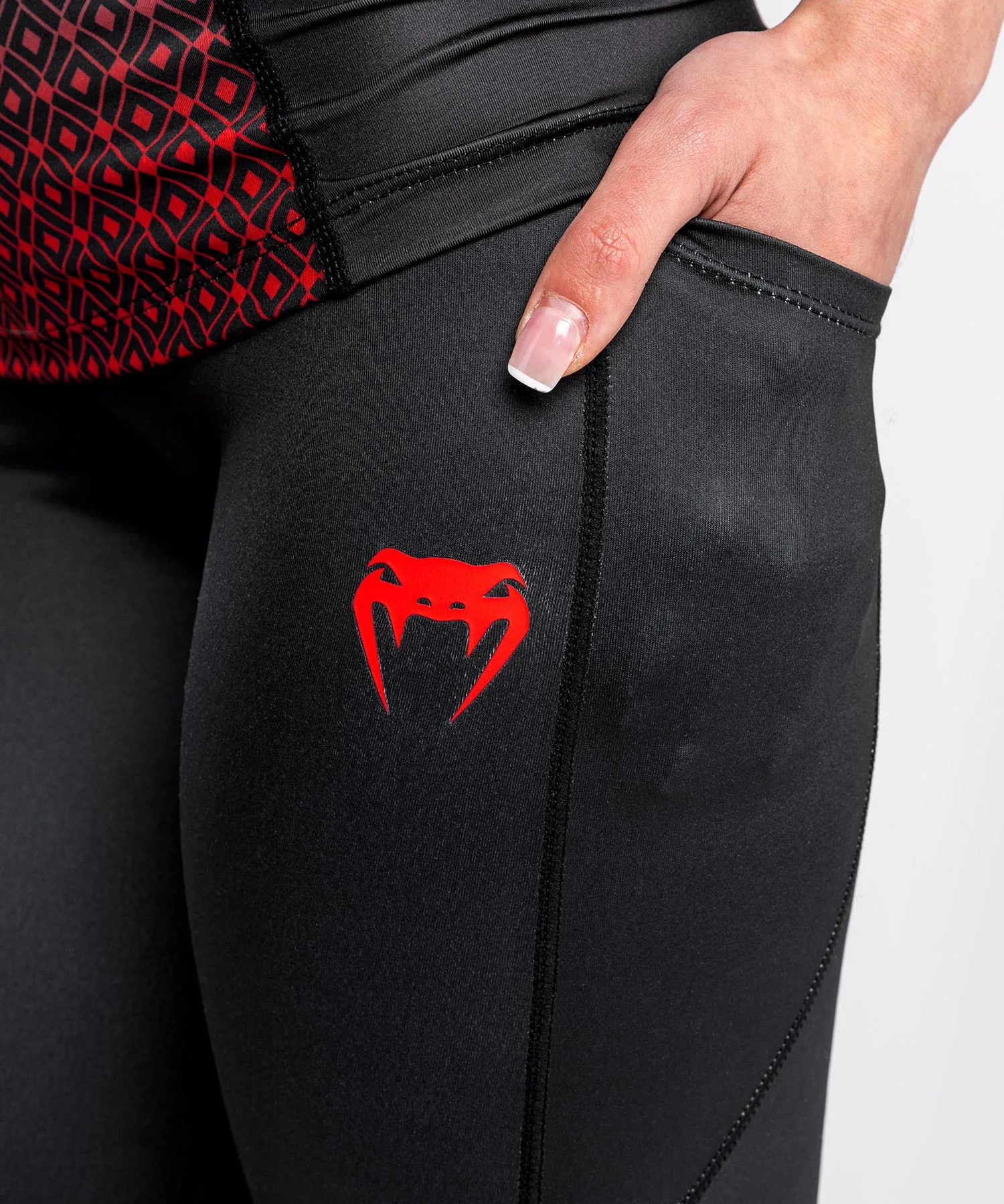 Legging UFC Venum Performance Institute - Noir/Rouge