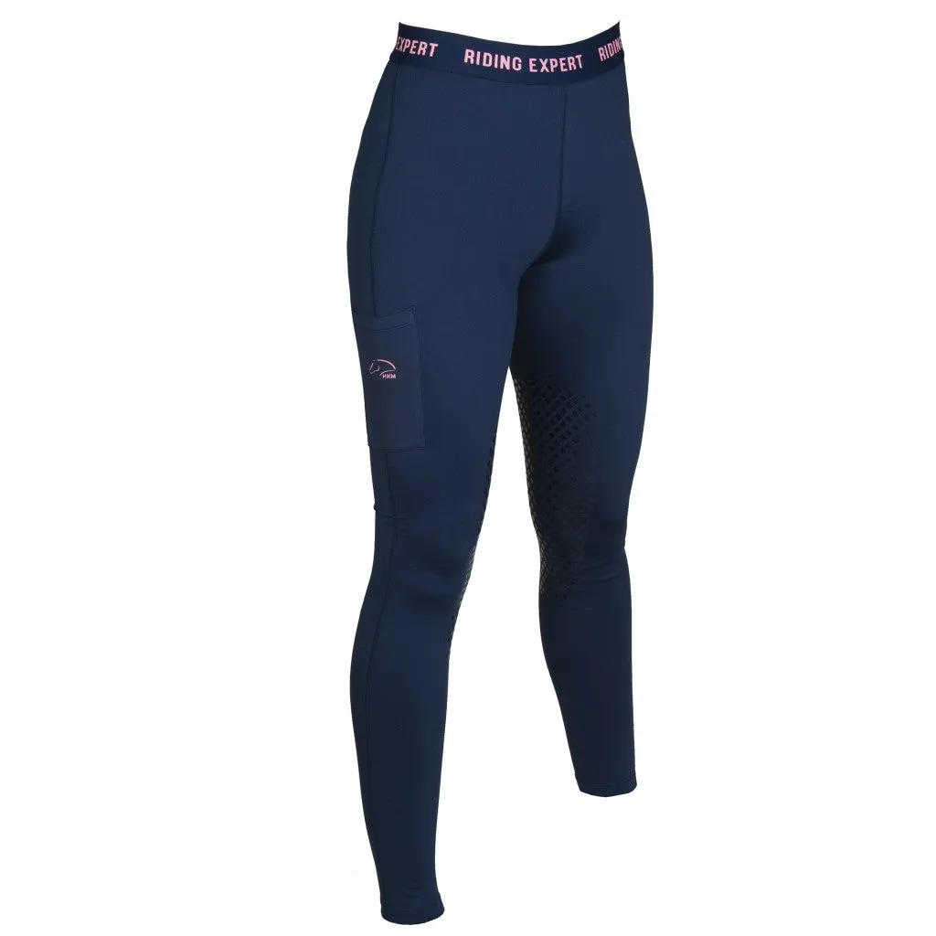 Legging équitation HKM Wien basanes grip doublé polaire