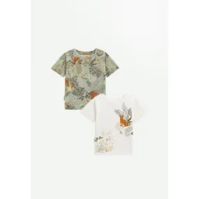 Lot de 2 t-shirts enfant Olajava - PETIT BEGUIN