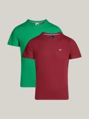 Lot de 2 T-shirts extra slim en jersey | RED | Tommy Hilfiger