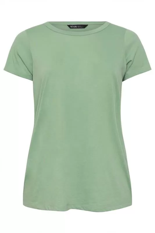 Lot de 3 T-Shirts Basiques Gris Vert & Beige