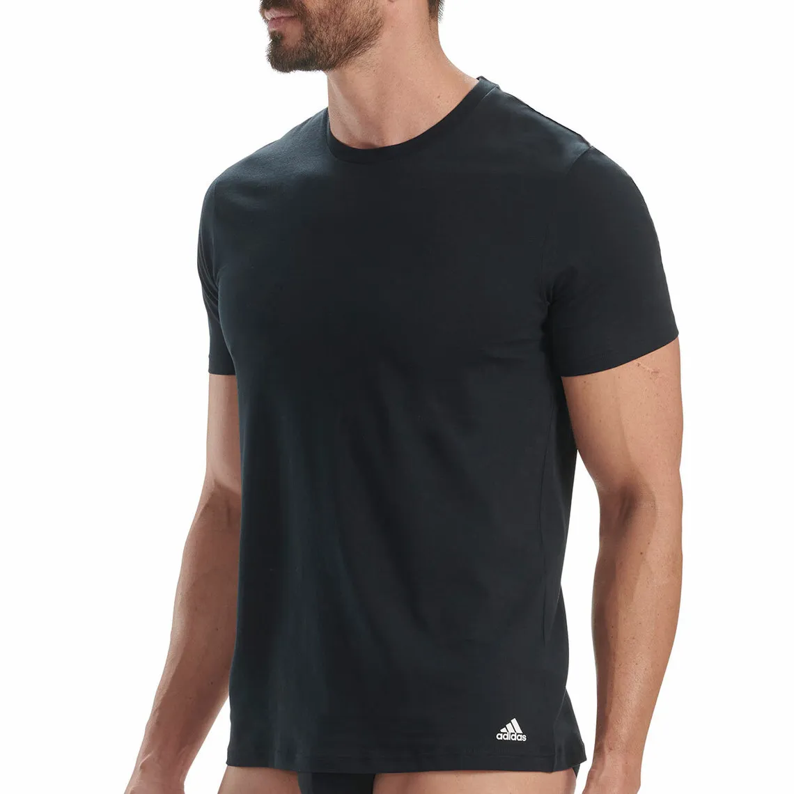 Lot de 3 tee-shirts col rond homme Active Core Coton Adidas noir Adidas Underwear - T-shirt / Polo Homme sur MenCorner