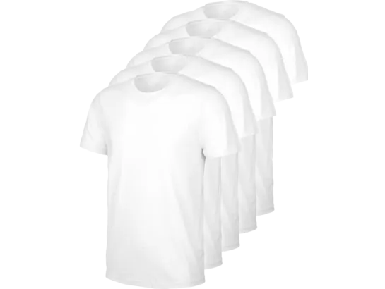 Lot de 5 tee-shirts de travail 180 Würth MODYF blancs