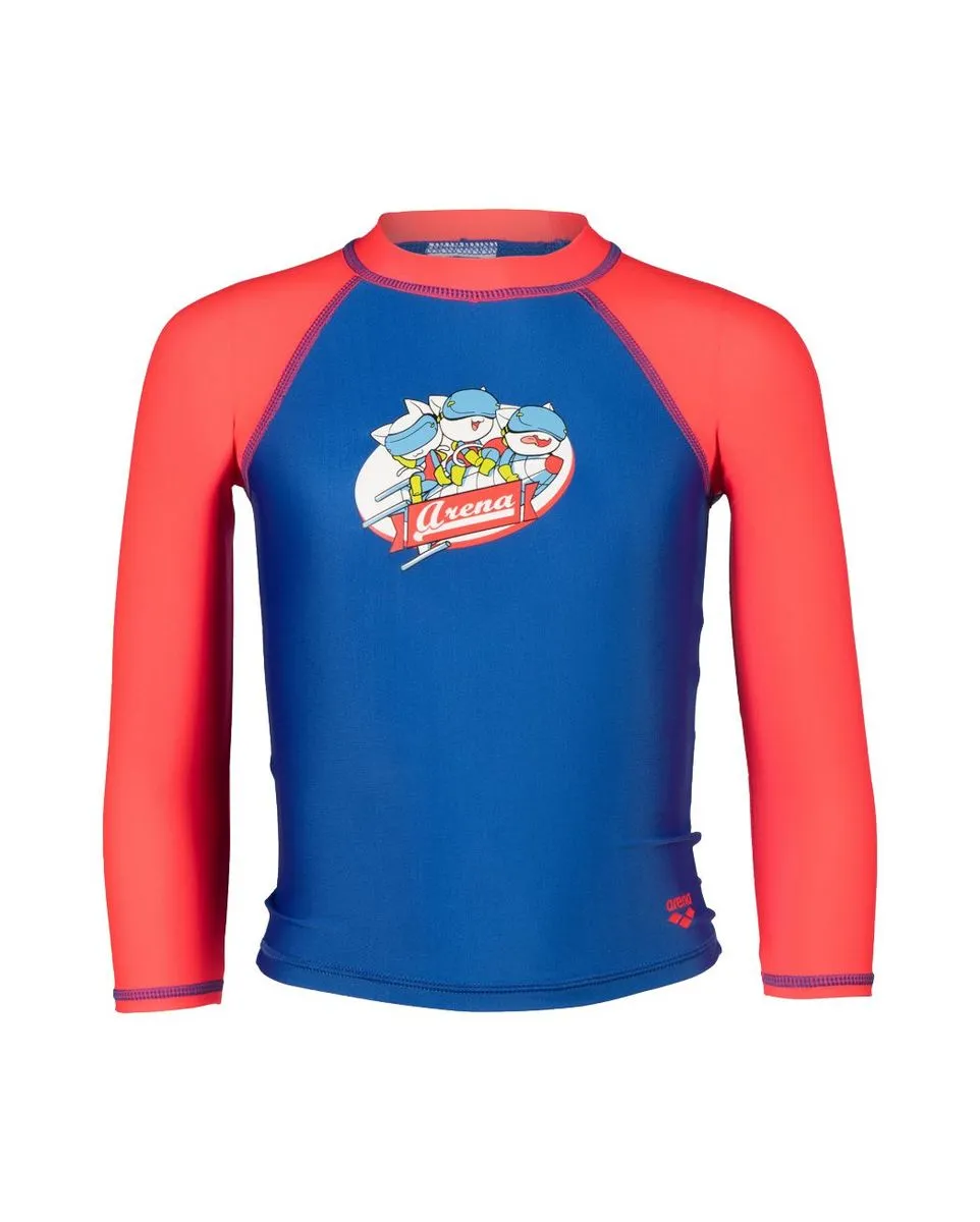 Maillot natation manches longues Enfant FRIENDS KIDS UV L/S TEE Bleu