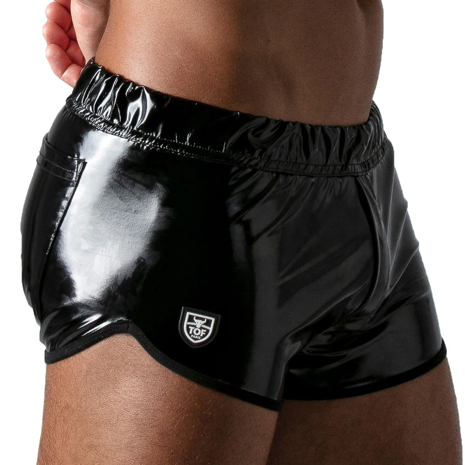 Mini Short Vinyl - noir - TOF Paris : vente short homme TOF Paris