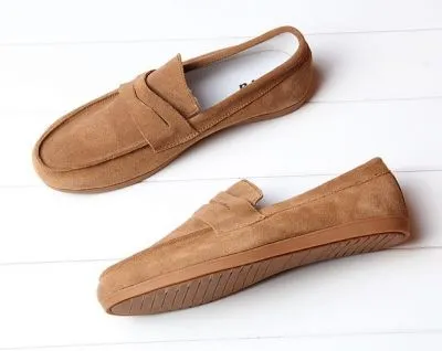 Mocassins pour homme classiques imitation daim souple