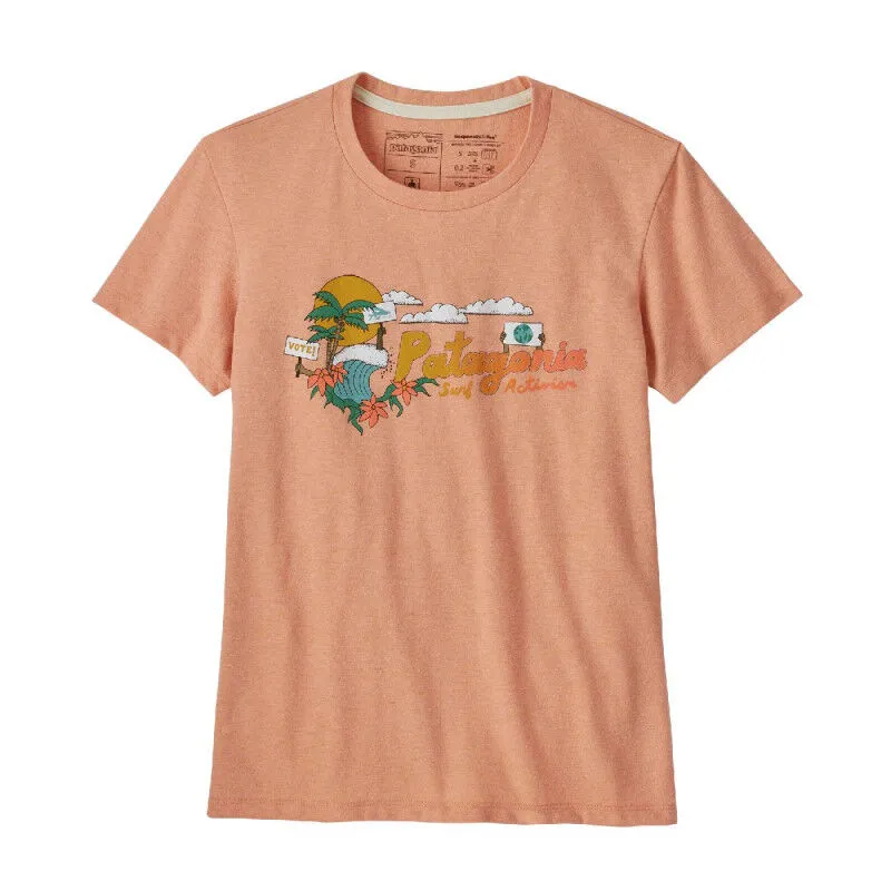 Patagonia Palm Protest Responsibili-Tee - T-shirt femme | Hardloop