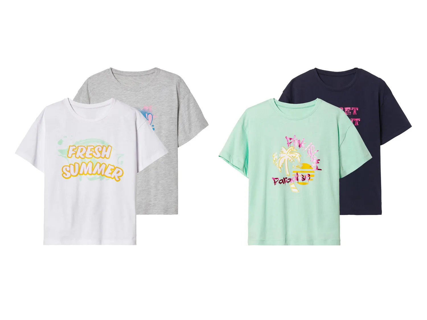 pepperts!® Lot de 2 t-shirts enfant