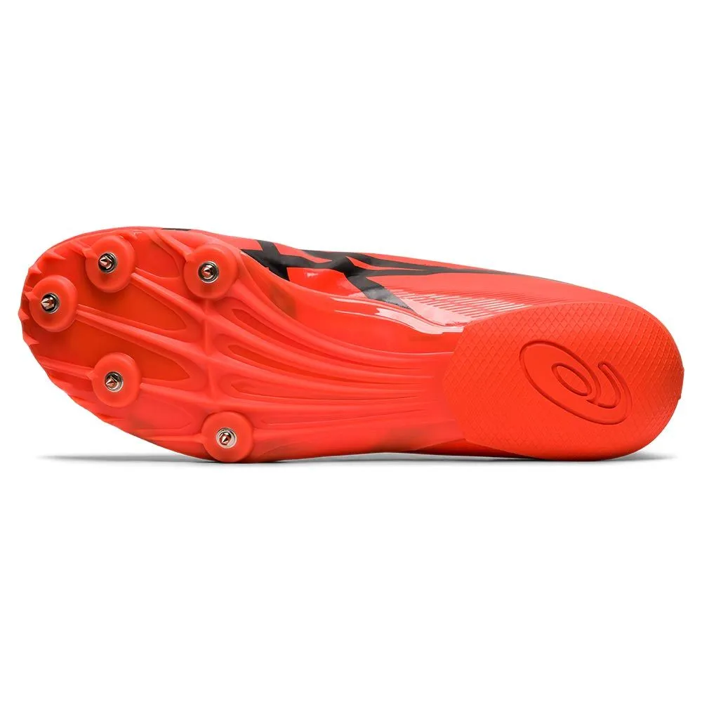 Pointes d'athlétisme Asics Unisexe | Asics Hypersprint 7 Sunrise Red/Black unisexe | 1091A015-701