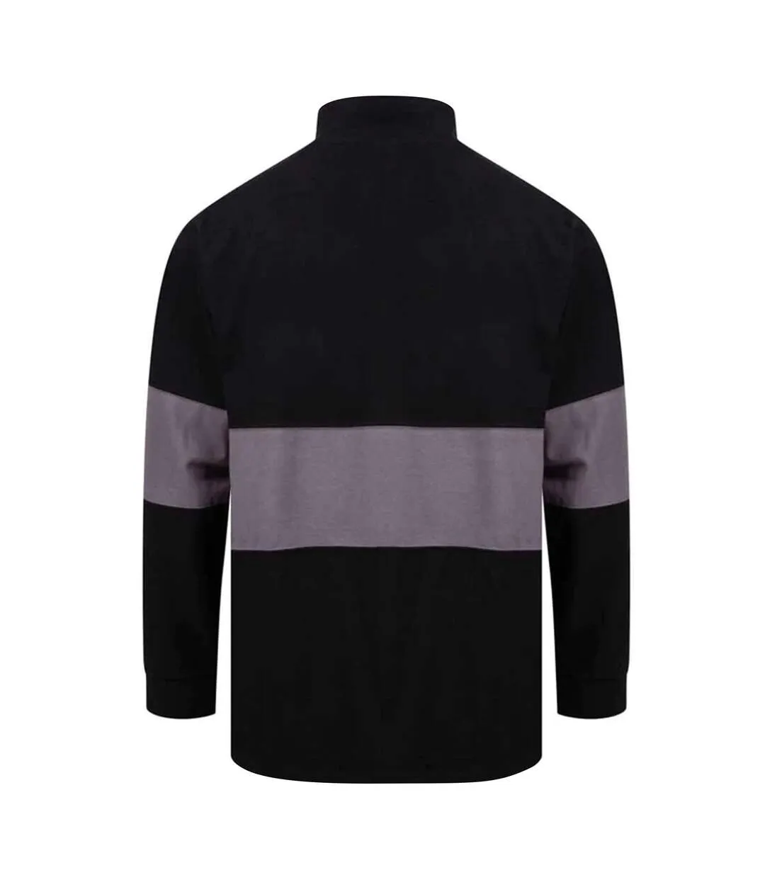 Pull bandes adultes noir/ gris Front Row