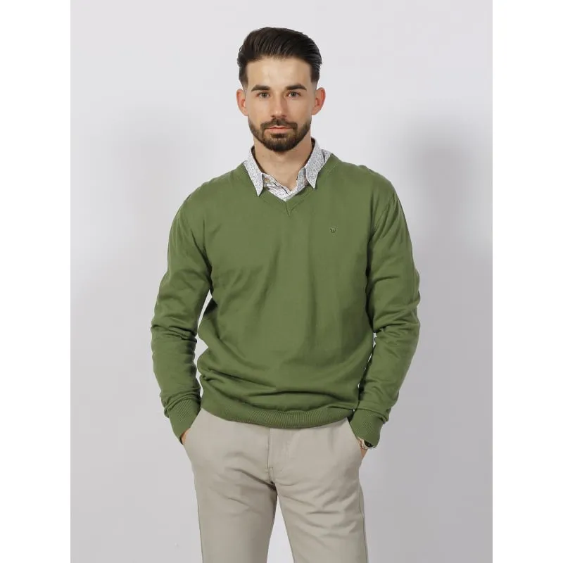 Pull camionneur col zippé bacary bleu clair homme - Izac | wimod