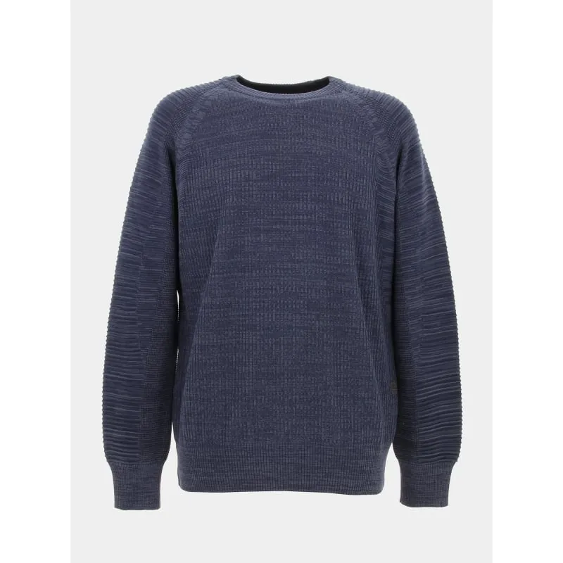 Pull camionneur col zippé bacary bleu clair homme - Izac | wimod