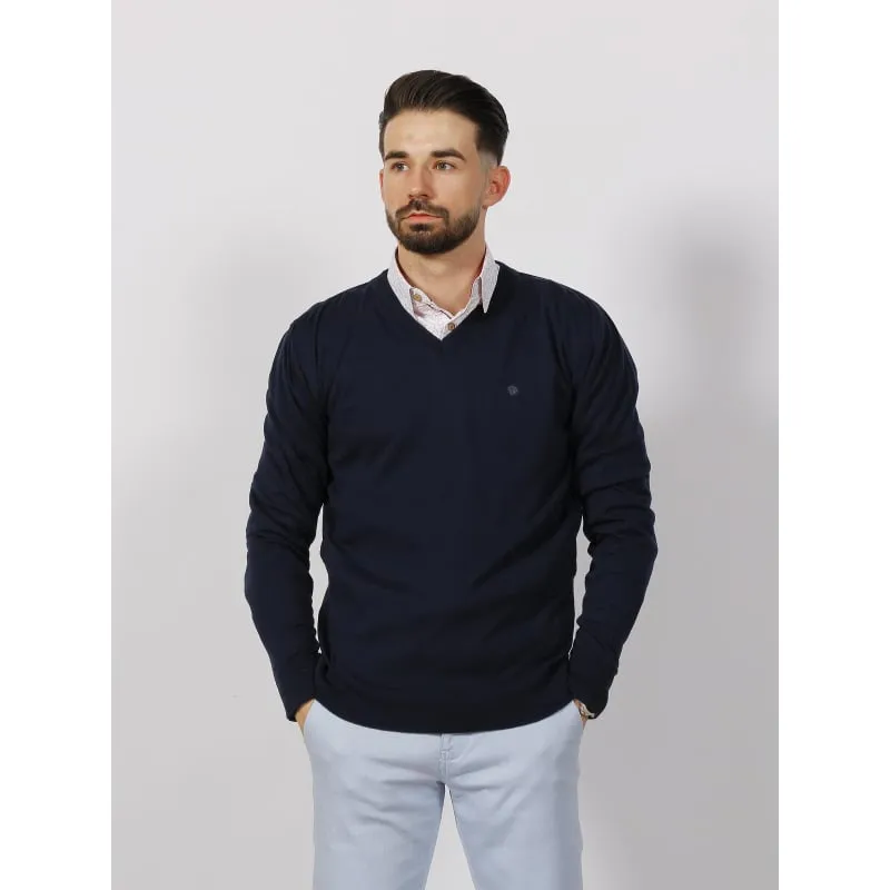 Pull camionneur col zippé bacary bleu clair homme - Izac | wimod