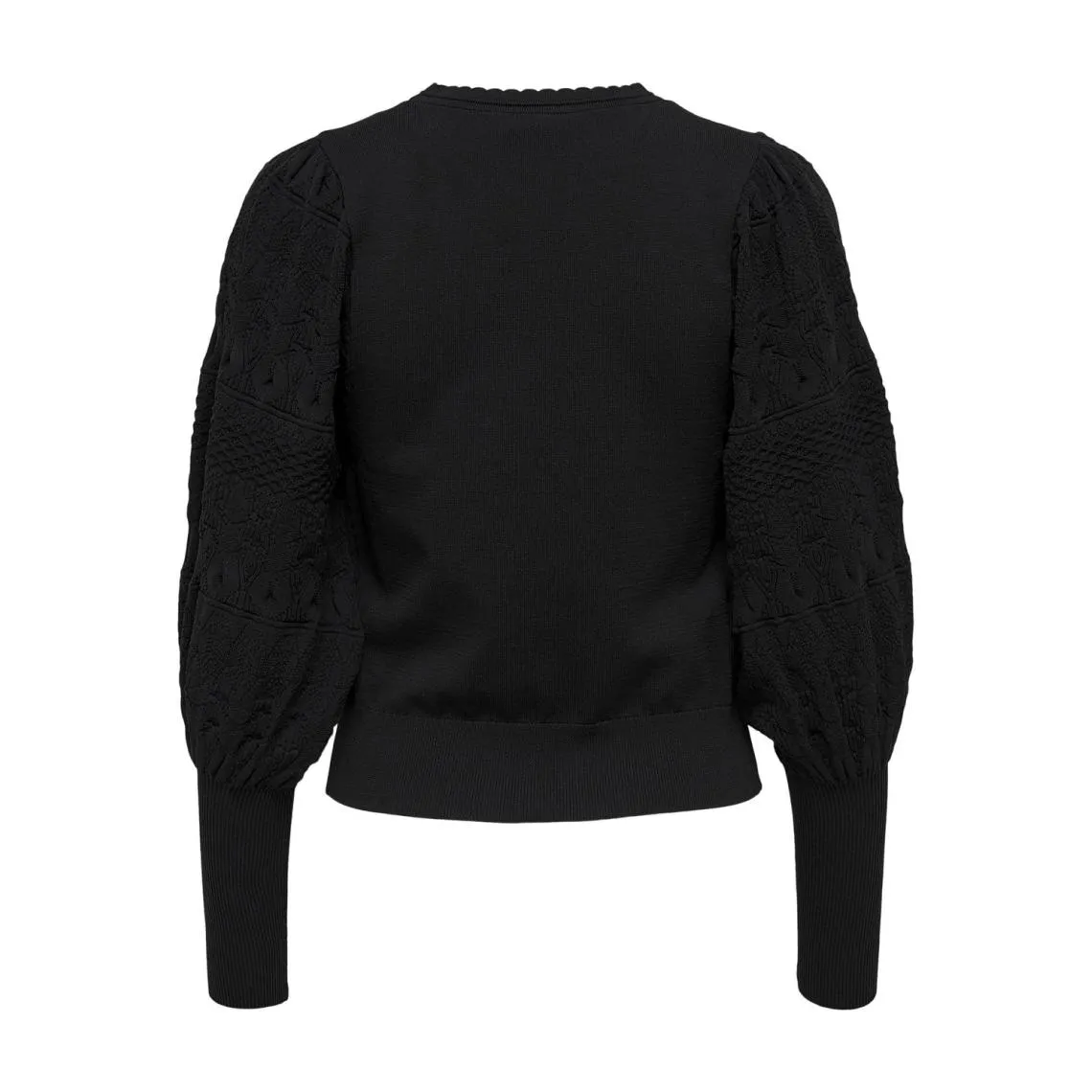 Pull en maille asymétrique asymétrique noir Adele | 3 Suisses