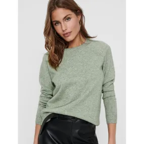 Pull en maille Col rond Manches longues bleu vert | 3 Suisses