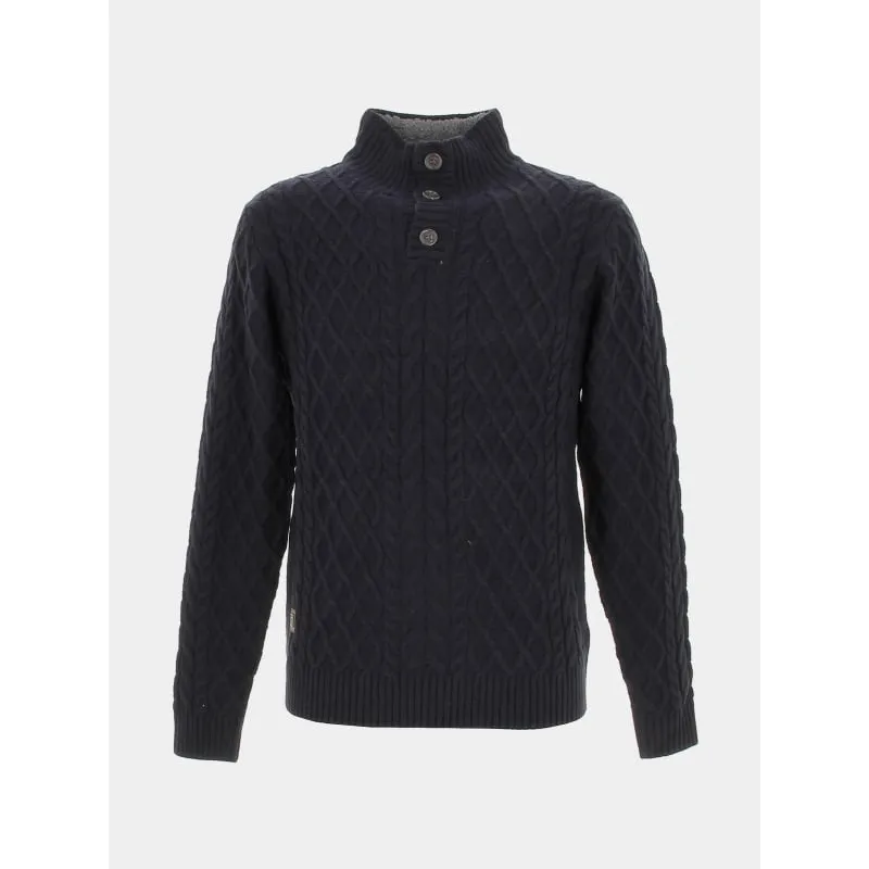 Pull fin chiné orange homme - Blend | wimod