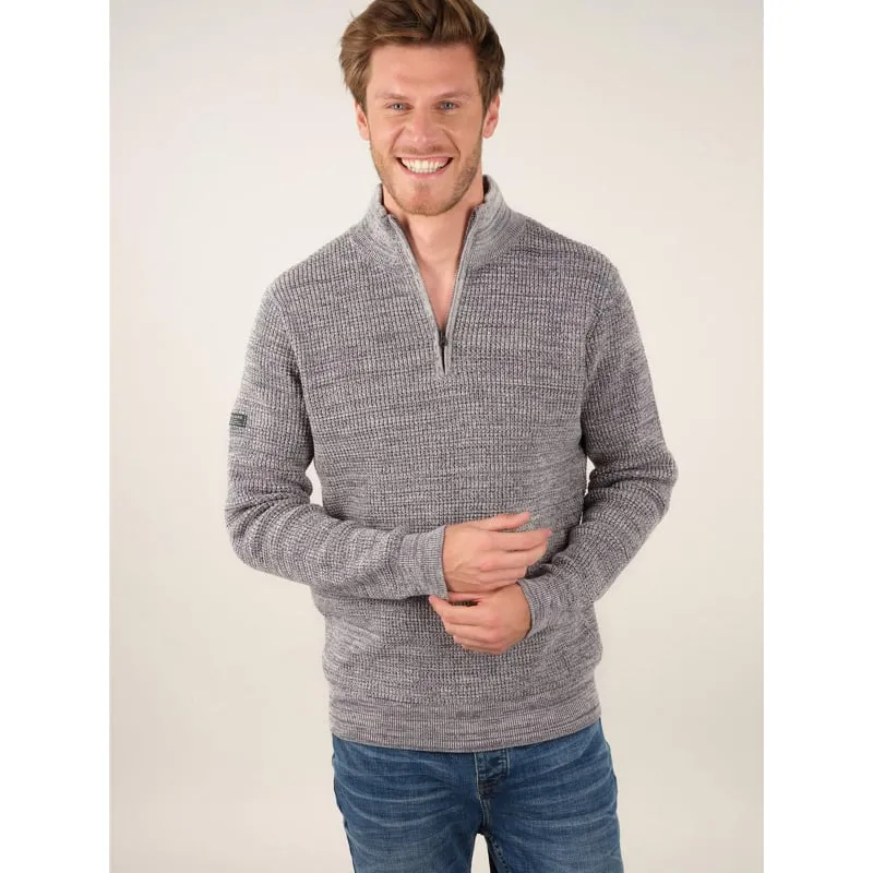 Pull fin chiné orange homme - Blend | wimod